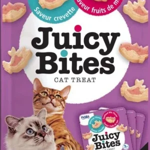 Inaba Juicy Bites Cat Treat Shrimp and Seafood Mix Flavor
