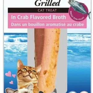 Inaba Tuna Fillet Grilled Cat Treat in Crab Flavored Broth