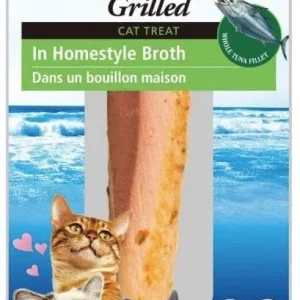 Inaba Tuna Fillet Grilled Cat Treat in Homestyle Broth - 6 pack