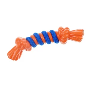 Infinity TPR & Rope Bone Small Orange