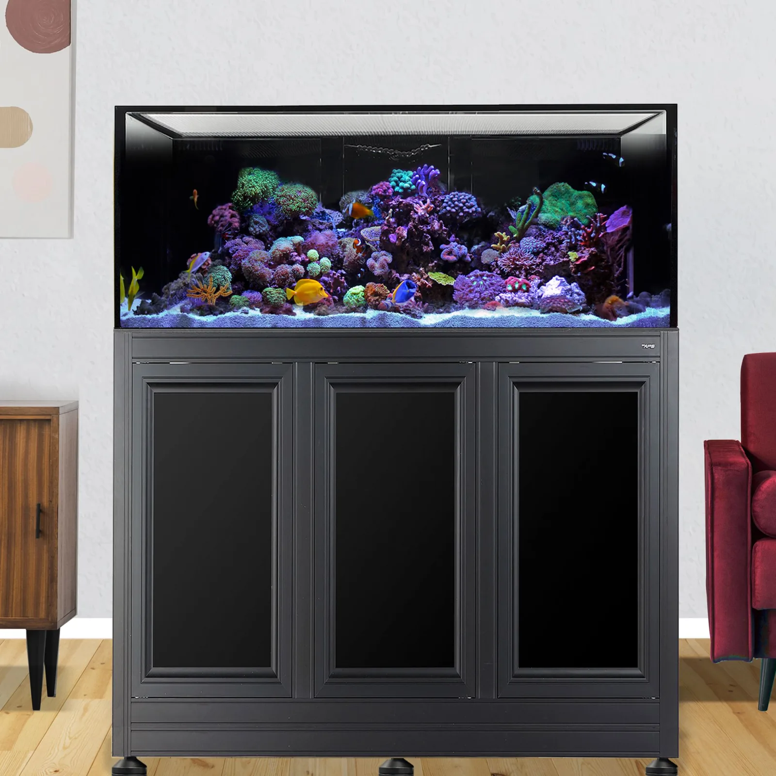 INT 100 Lagoon Aquarium w/ APS Stand – Black - Innovative Marine