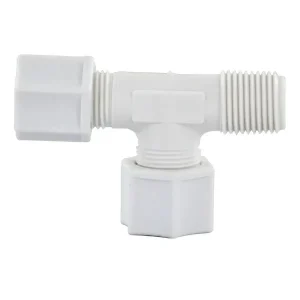 JACO Male Run Tee1/4" MPT x 1/4" Tube O.D. Female x 1/4" Tube O.D. Female