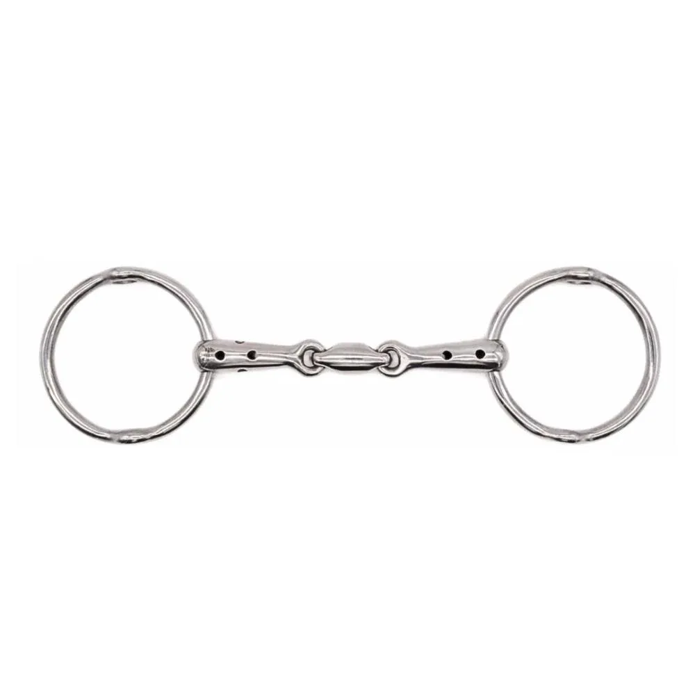 Jake Adams Double Jointed Whistle Mouth Loose Ring Gag 5.25in