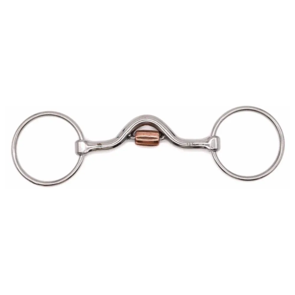 Jake Adams Medium Port w/Cricket Roller Loose Ring 5in
