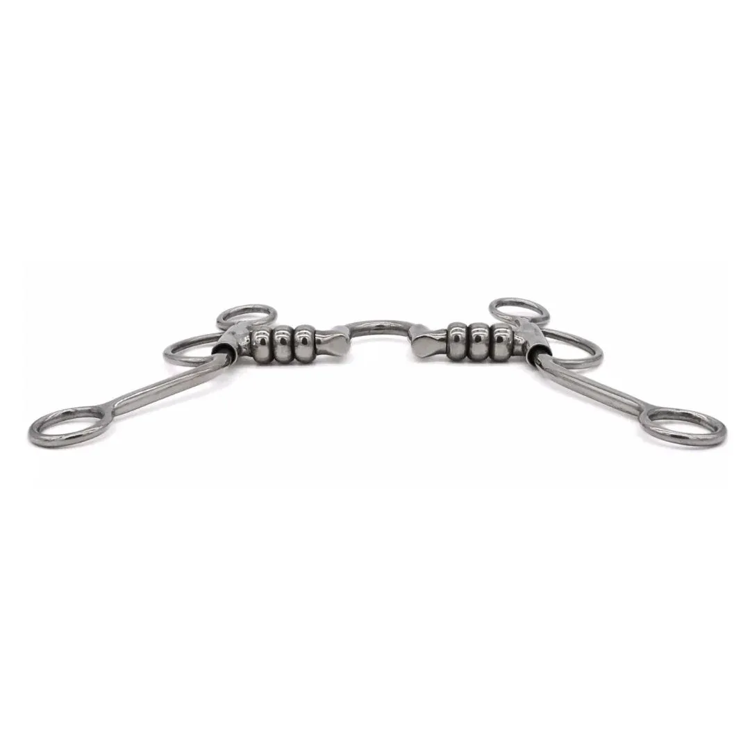 Jake Adams Stainless Steel Cherry Roller Port Training Shank 5in - Image 2