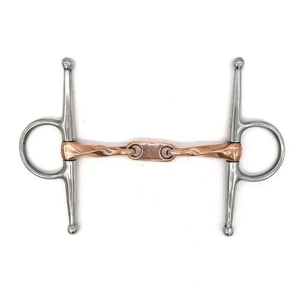 Jake Adams Twisted Copper Dr Bristol Full Cheek 5in.
