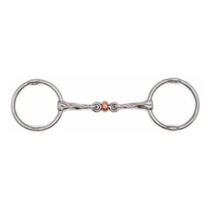Jake Adams Twisted Copper Roller Loose Ring Gag 5in