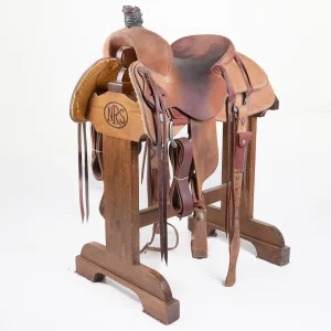 Jeff Smith Used 14.5in Roughout Ranch Cutter Saddle