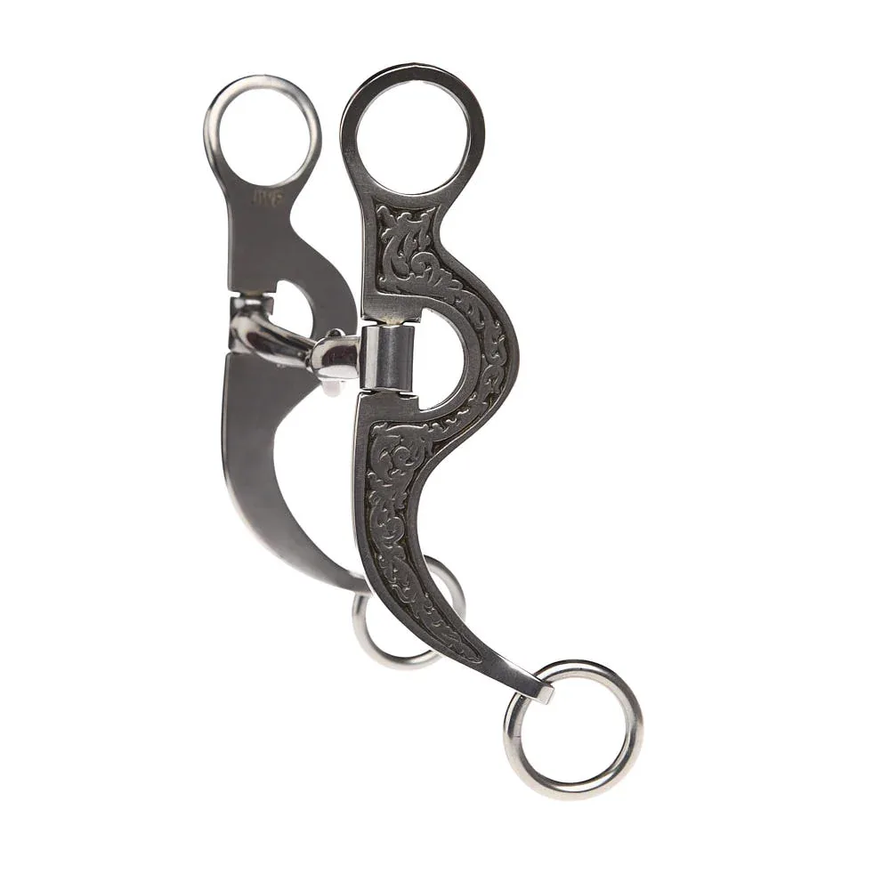 Jeremiah Watt Products Smooth Snaffle Copper Inlay Short Shank Bit - Image 2