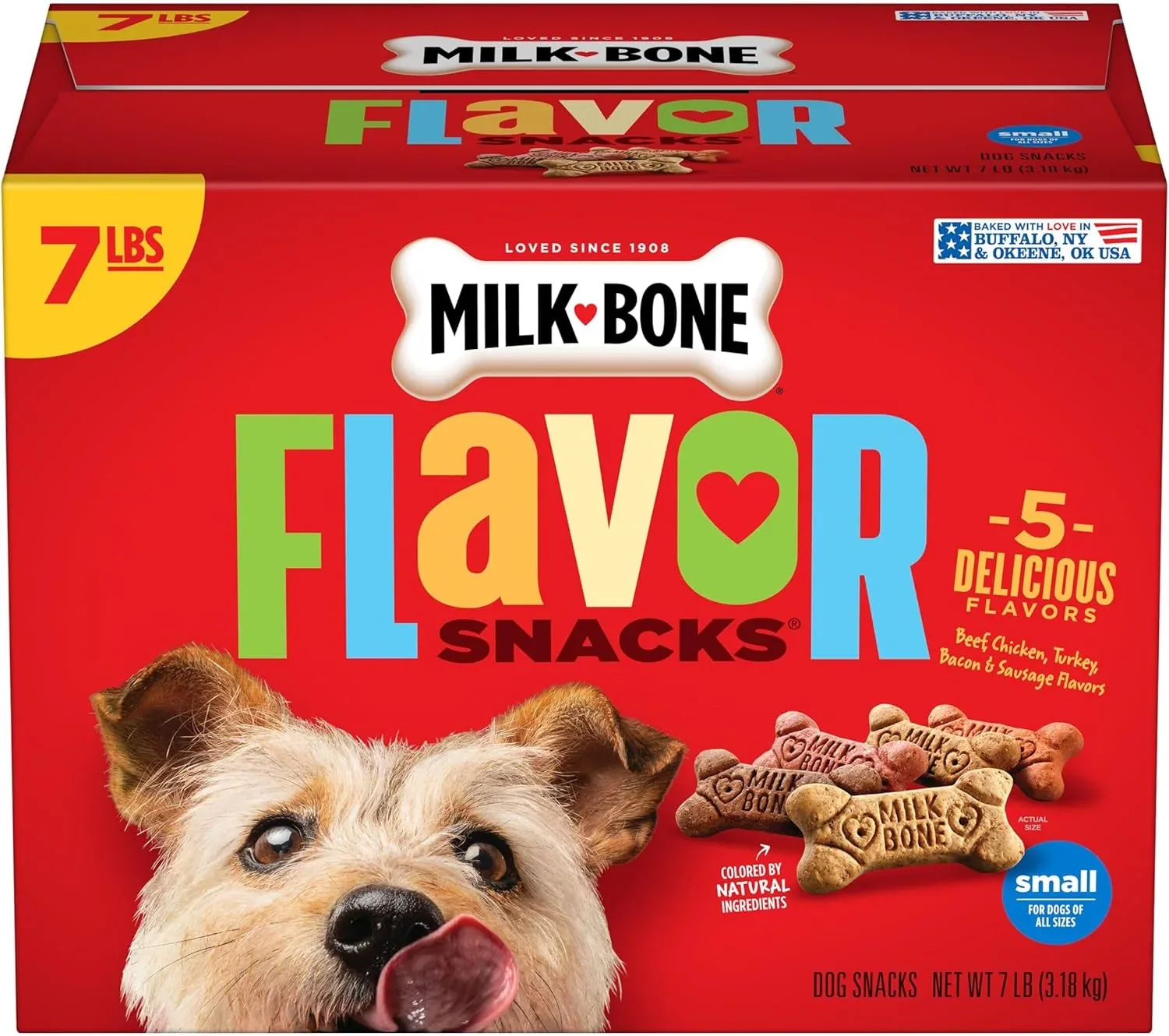 Jm Smucker Co Milk-Bone Flavor Snacks Small Biscuits 7lb