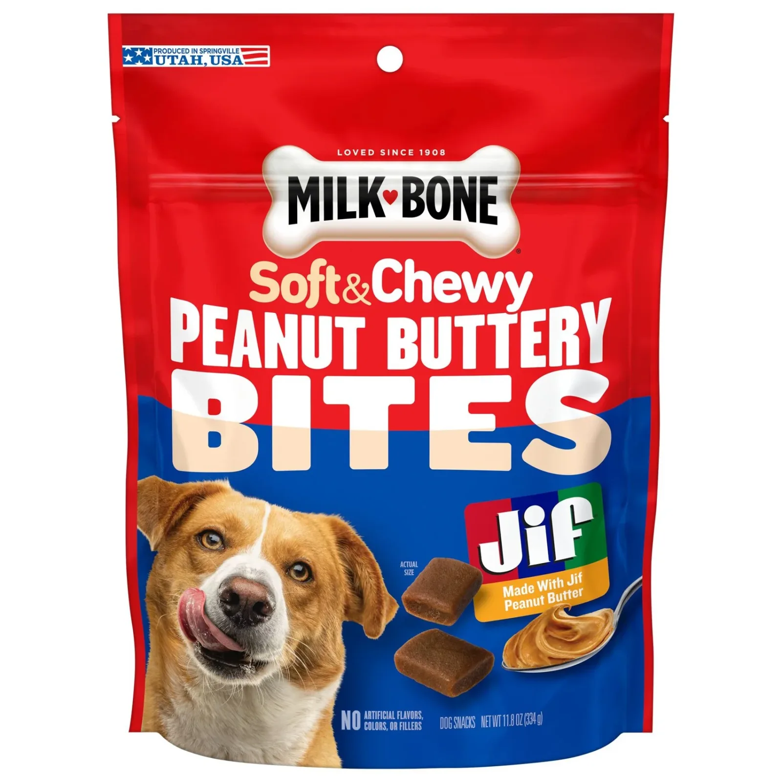 Jm Smucker Co Milk-Bone Jif Bites Soft Dog Treats 11.8oz