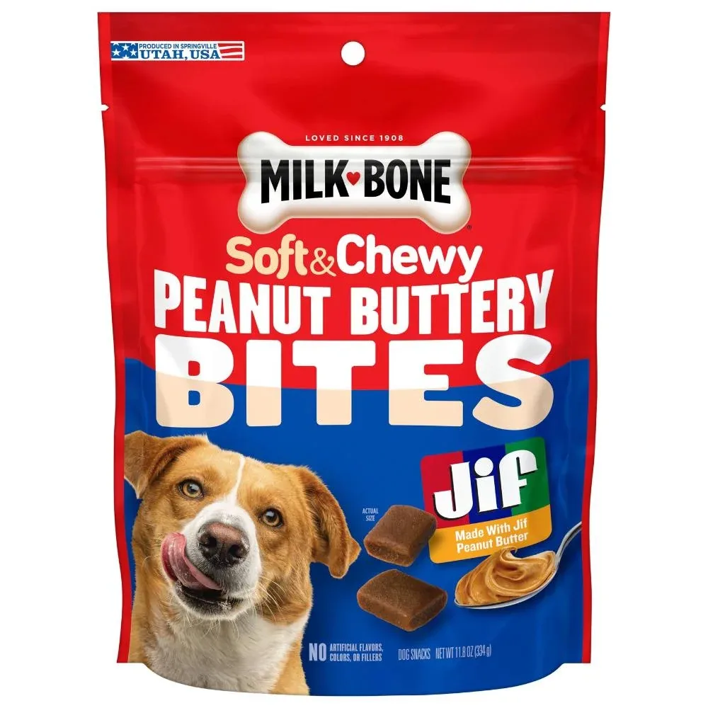 Jm Smucker Co Milk-Bone Jif Bites Soft Dog Treats 4.5oz