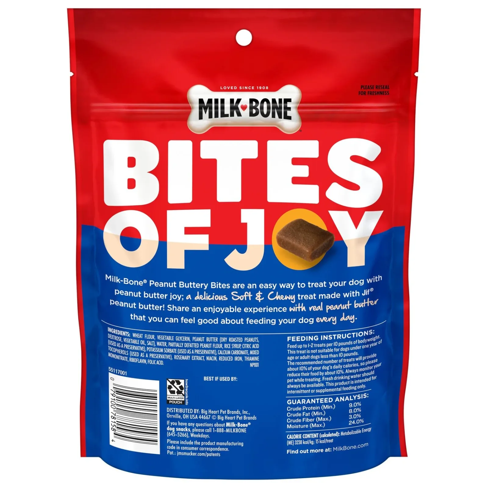 Jm Smucker Co Milk-Bone Jif Bites Soft Dog Treats 4.5oz - Image 2