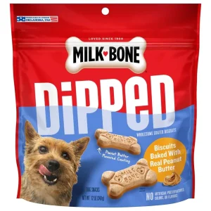 Jm Smucker Co Milk-Bone Peanut Butter Dipped Dog Biscuits 12oz