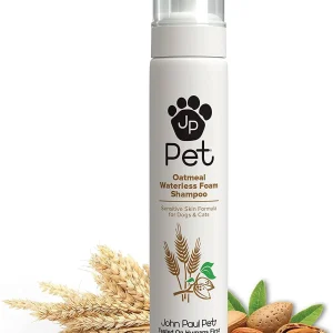 John Paul Waterless Foam Cat and Dog Shampoo - 8.5 oz