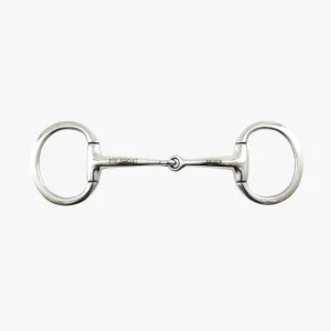 Jointed Flat Ring Eggbutt Snaffle