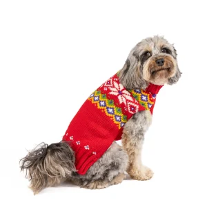 Jolly Red Dog Sweater