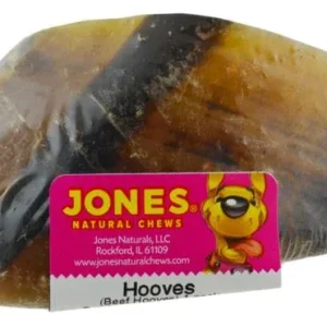 Jones Natural Chews Dollar Beef Hooves Natural Dog Chews - 12 Count