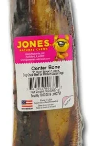 Jones Natural Chews Natural Meaty Beef Center Bones Natural Dog Chews - 7 Inch - 20 Count