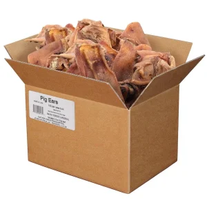 Jones Natural Chews Premium Bulk Pig Ears Natural Dog Chews - 100 Count