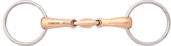 JP by Korsteel® Oval Mouth Copper Loose Ring Snaffle Bit