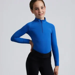 Junior Ombretta Technical Riding Top Royal Blue