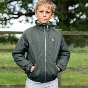 Junior Pro Rider Unisex Riding Jacket Anthracite Grey