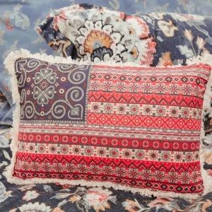 Junk Gypsy Boho Flag Pillow