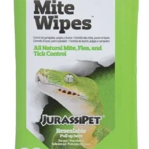 JurassiPet MiteWipes All Natural Mite, Flea and Tick Control
