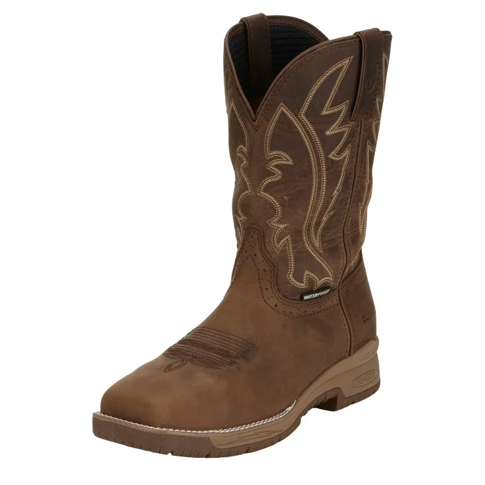 Justin Boot Company Mens Commander 11In Nano Comp Toe Work Boot