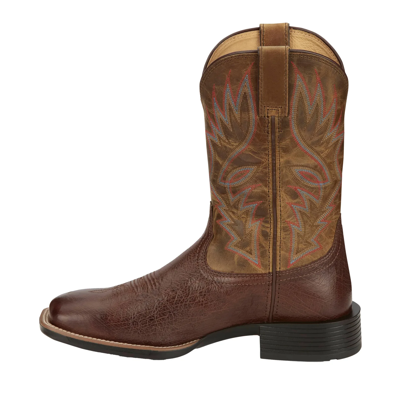 Justin Boot Company Mens Untamed Conroe Green Brown Smooth Ostrich 11In Brown Goat Top Cowboy Boots - Image 2