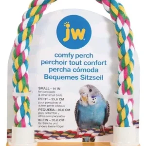 JW Pet Flexible Multi-Color Comfy Rope Perch 14 Inch