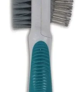 JW Pet Furbuster 2-In-1 Pin and Bristle Brush for Dogs