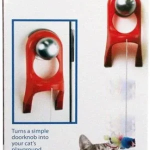JW Pet Springstring Feathered Mouse Interactive Cat Toy