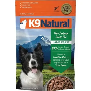 K9 Natural Lamb Feast Dog Food - Raw Grain-Free Freeze-Dried for Ultimate Nutrition