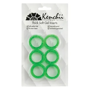 Kenchii Finger Thumb Insert Green 6 Pack