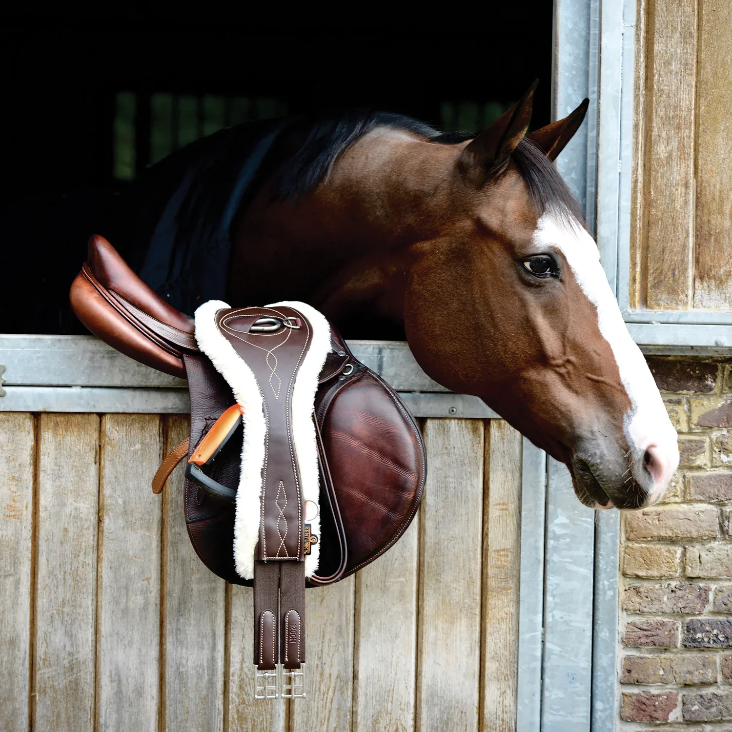Kentucky Horsewear Anatomic Sheepskin Long Girth - Image 2