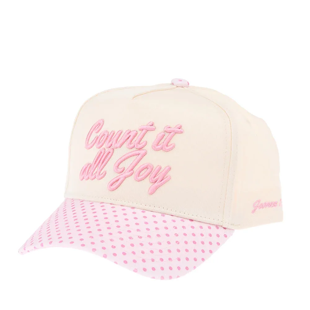 Kenzkustomz Pink Polka Dot Count It All Joy Cap - Image 2