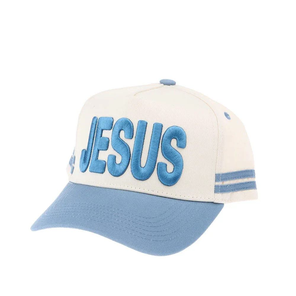 Kenzkustomz Women's Jesus Vintage Blue Cap - Image 2