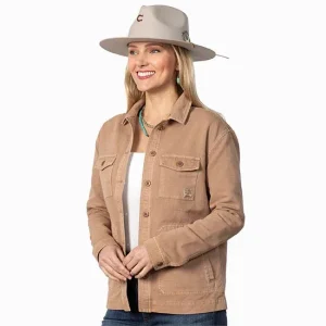 Kimes Ranch Cloverleaf Brown Shirt Jacket