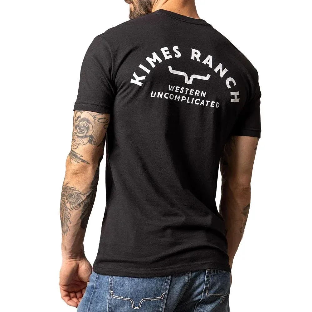 Kimes Ranch Men's Cantor Black Tee