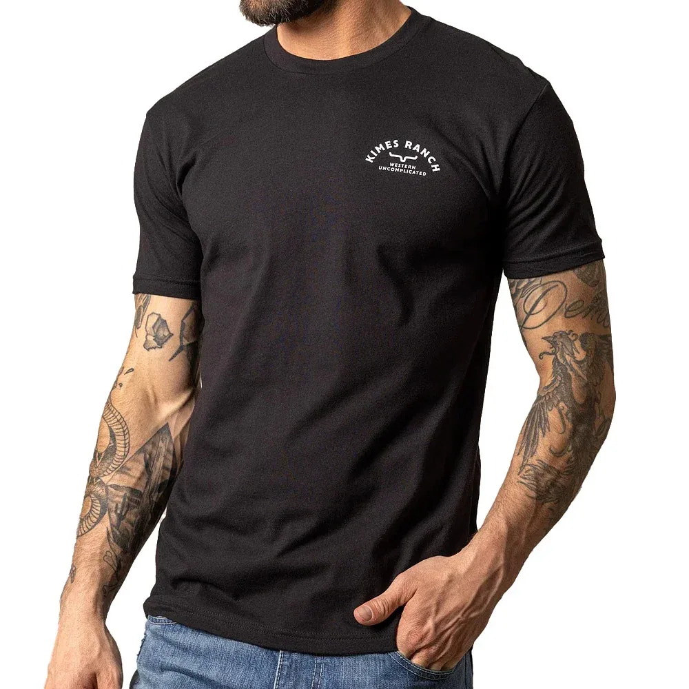 Kimes Ranch Men's Cantor Black Tee - Image 2