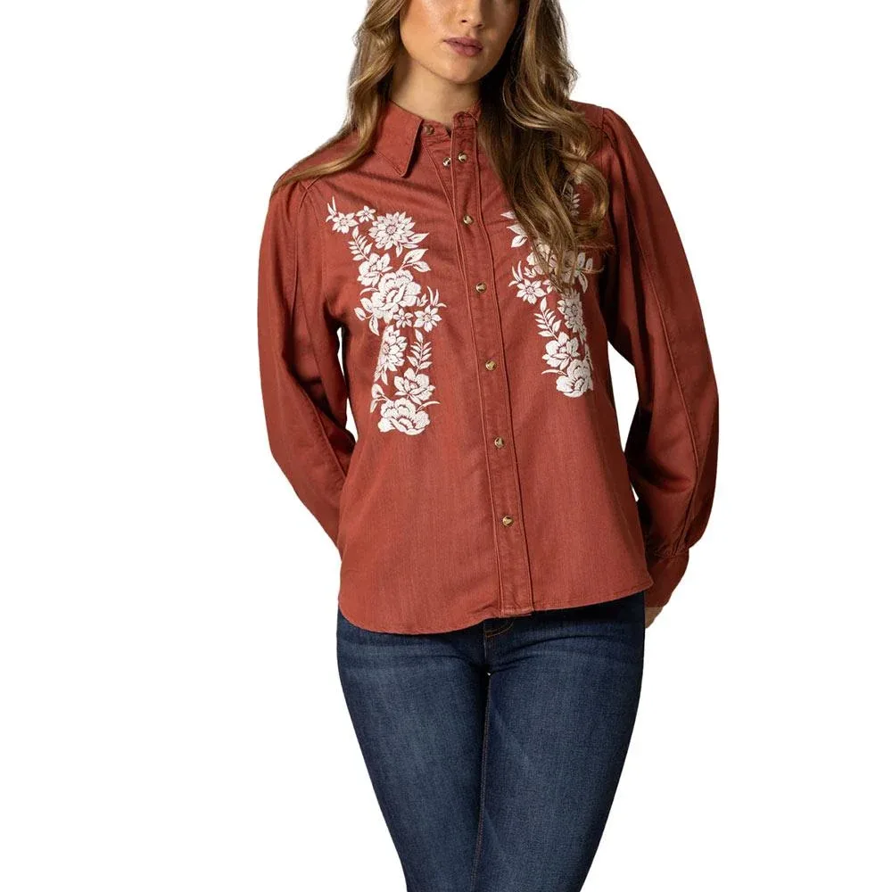 Kimes Ranch Women's Mae Red Long Sleeve