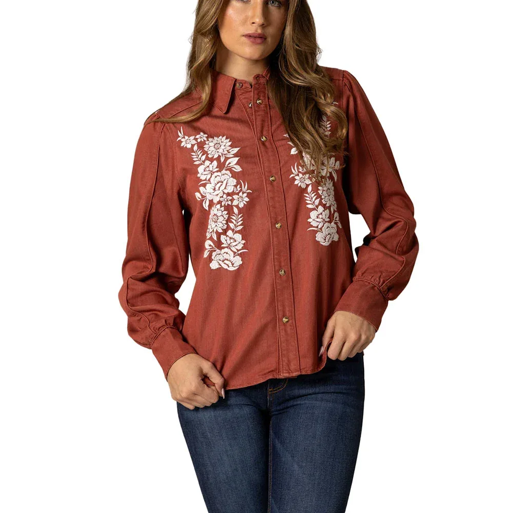 Kimes Ranch Women's Mae Red Long Sleeve - Image 2