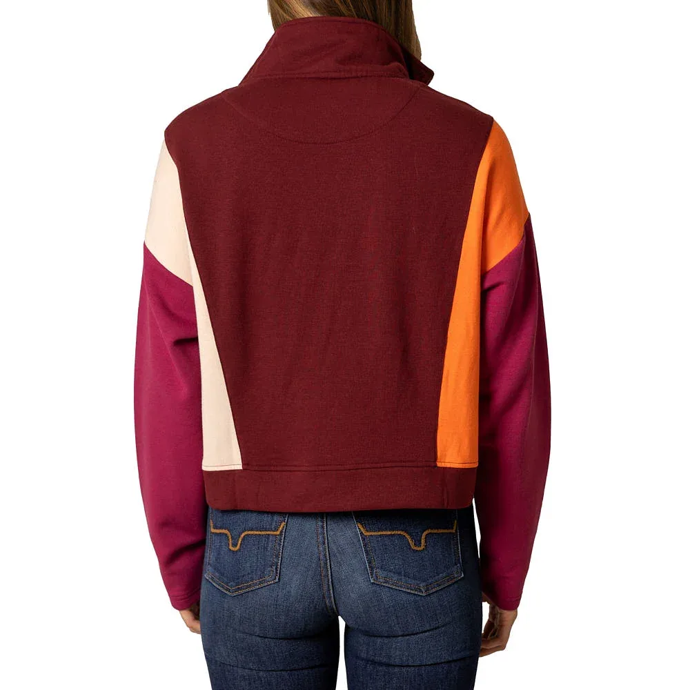 Kimes Ranch Women's Maroon Zip Neck Cami - Image 2