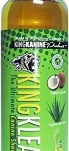 King Klean Coconut, Aloe and Lemon Scent Cat and Dog Shampoo - 16 oz