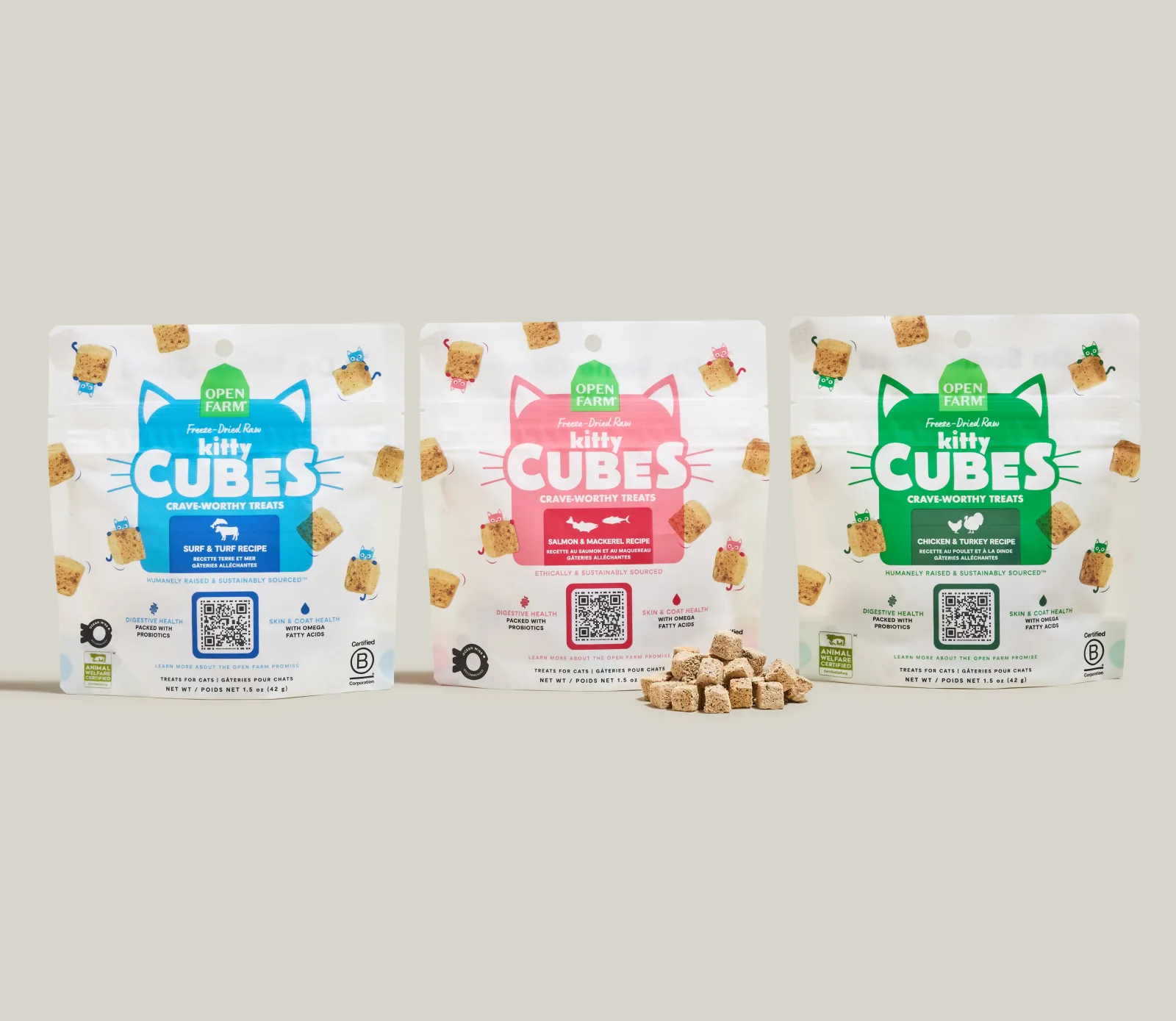 Kitty Cube Treats Variety Pack for Cats - Image 2