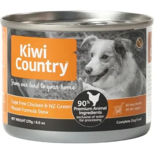 Kiwi Country Chicken & NZ Green Mussel Wet Dog Food 24ea/6 oz