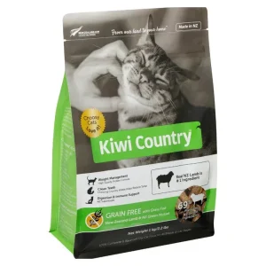 Kiwi Country Grain-Free Lamb & NZ Green Mussel Dry Cat Food 2.2 lb