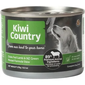 Kiwi Country Lamb & NZ Green Mussel Wet Dog Food 24ea/6 oz